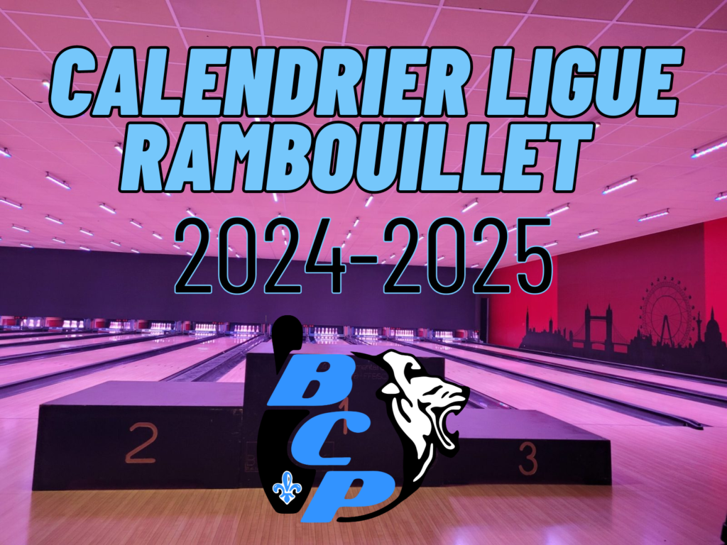 Calendrier ligue Rambouillet – 2024-2025