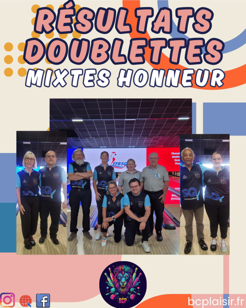 Résultat du doublette Mixte Honneur