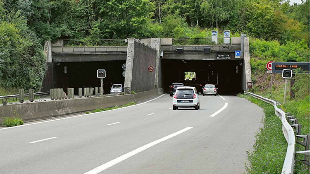 Travaux de modernisation du tunnel de Chennevières